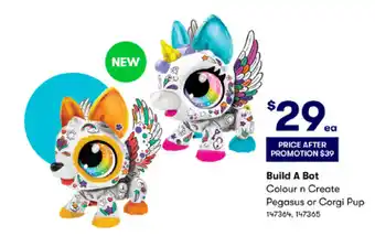 BIG W Build A bot Colour n Create Pegasus or Corgi Pup offer