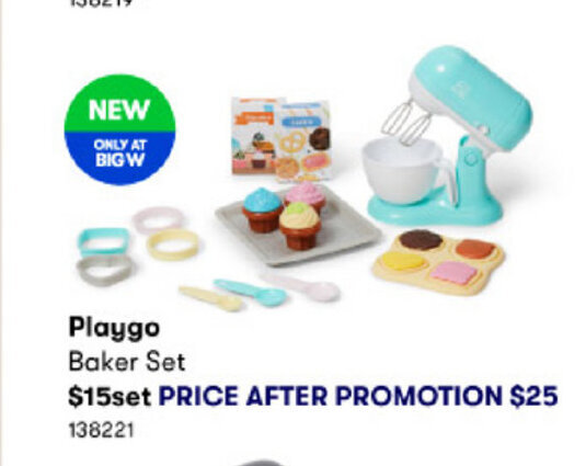 BIG W Playgo Baker Set offer