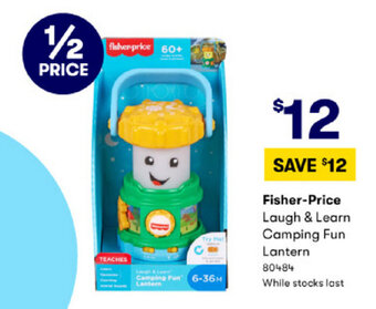 BIG W Fisher-Price Laugh & Learn Camping Fun Lantern offer