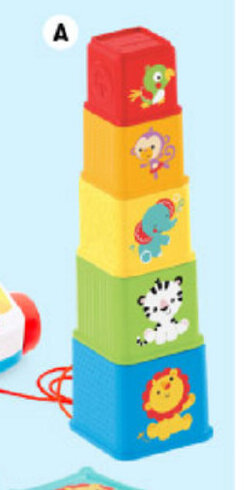 BIG W Fisher-Price - Stack and Explore Blocks offer