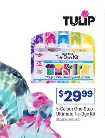 Officeworks 5colour Onestep Ultimate Tiedye Kit offer