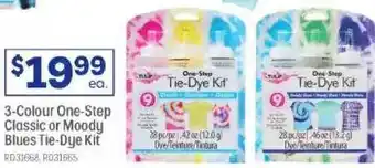 Officeworks 3colour Onestep Classic Or Moody Blues Tiedye Kit offer