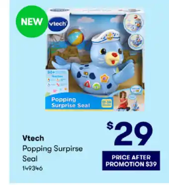 BIG W Vtech Popping Surprise Seal offer