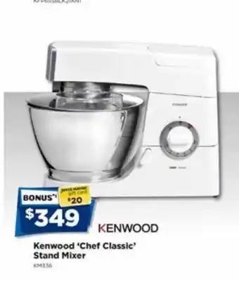 Joyce Mayne Kenwood 'chef Classic' Stand Mixer offer