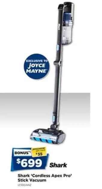 Shark 'cordless Apex Pro' Stick Vacuum
