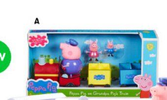 BIG W Peppa Pig Grandpa Pigs Train offer