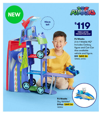 BIG W PJ Masks 2-in-1 Mobile HQ offer