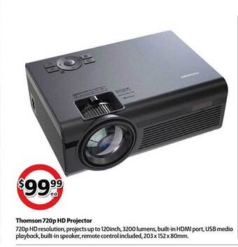 Coles Thomson 720p HD Projector offer