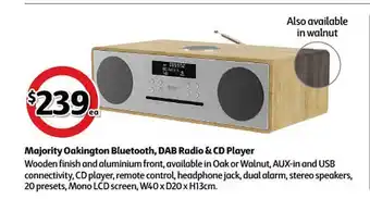 Coles Majority Oakington Bluetooth, DAB Radio & CD Player offer
