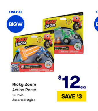BIG W Ricky Zoom Action Racer offer