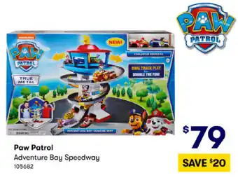BIG W Paw Patrol Adventure Boy Speedway offer
