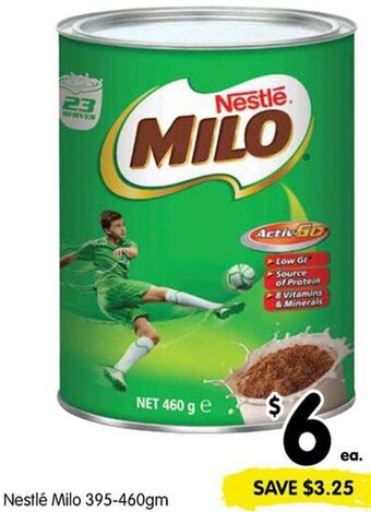 Nestlé Milo 395-460gm