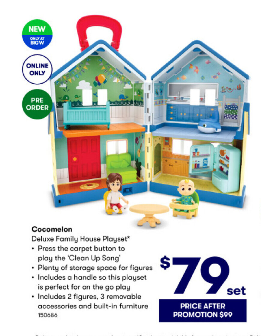 Deluxe Family House Playset offer at BIG W