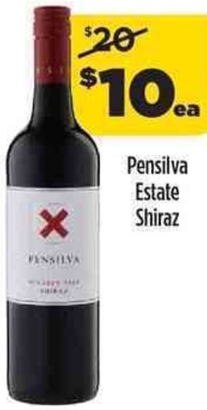Liquorland Pensilva Estate Shiraz offer