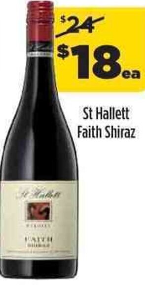 Liquorland St Hallett Faith Shiraz offer