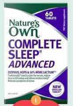 Discount Drug Stores Nature's Own Complete Sleep Advanced 60 Tablets offer