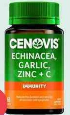 Discount Drug Stores Cenovis Echinacea, Garlic, Zinc + C 60 Tablets offer