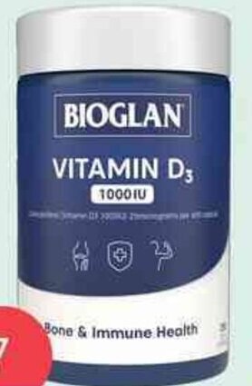 Discount Drug Stores Bioglan Vitamin D3 1000IU 250 Capsules offer