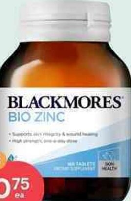 Discount Drug Stores Blackmores Bio Zinc 168 Tablets offer