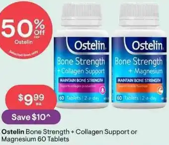 Discount Drug Stores Ostelin Bone Strength + Collagen Support or Magnesium 60 Tablets offer