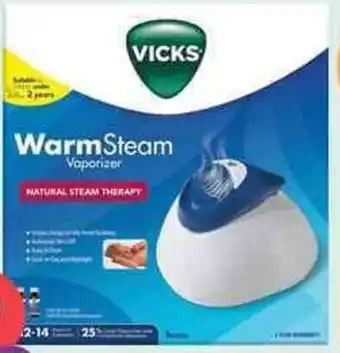 Discount Drug Stores Vicks WarmSteam Vaporizer offer
