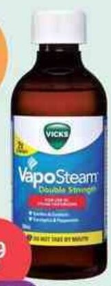 Discount Drug Stores Vicks VapoSteam Double Strength Inhalant 200ml offer