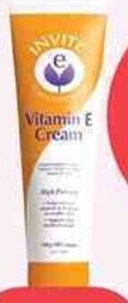 Invite E Vitamin E Cream 100g