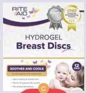 Discount Drug Stores Rite Aid Hydrogel Breast Discs 12 Pack offer