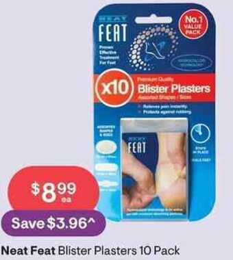 Discount Drug Stores Neat Feat Blister Plasters 10 Pack offer