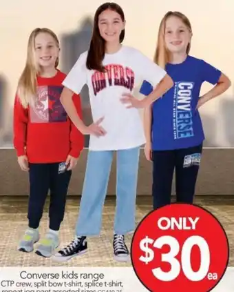 Cheap as Chips Converse Kids Range offer