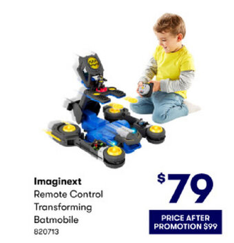 Imaginext Remote Control Transforming Batmobile