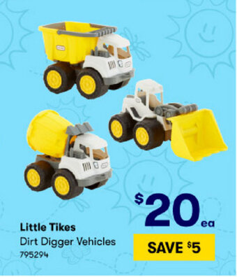 BIG W Little Tikes Dirt Digger Vehicles offer