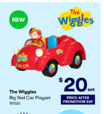 BIG W The Wiggles Big Red Car Playset offer