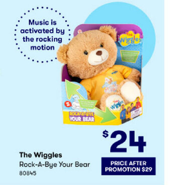 BIG W The Wiggles Rock-A-Bye Your Bear offer
