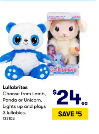 Lullabrites Choose from Lanb, Panda or Unicorn