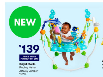 BIG W Bright Starts Finding Nemo Activity Jumper offer
