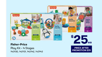 BIG W Fisher-Price Play Kit - 4 Stages offer