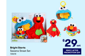 BIG W Bright Starts Sesame Street Set offer