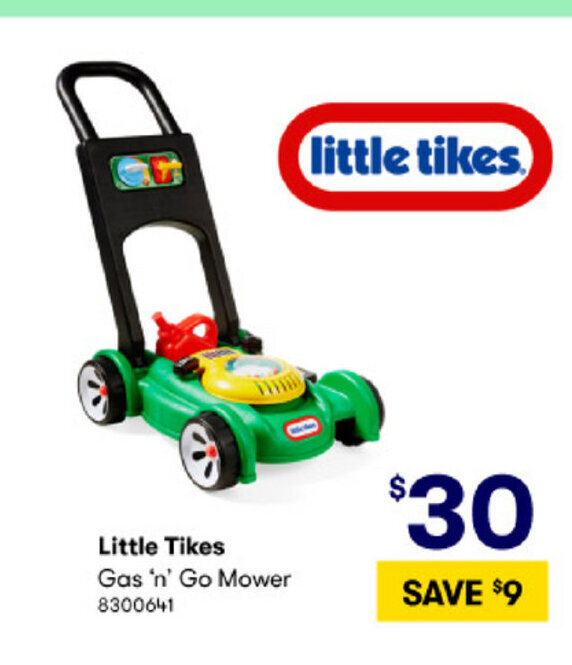 Little tikes lawn mower big online w