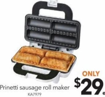 Cheap as Chips Prinetti Sausage Roll Maker offer