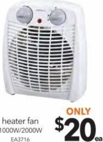 Cheap as Chips Heater Fan offer