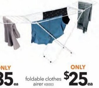 Cheap as Chips Foldable Clothes Airer offer