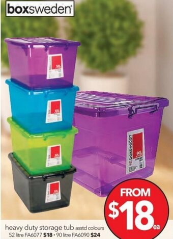 Cheap as Chips Heavy Duty Storage Tub offer