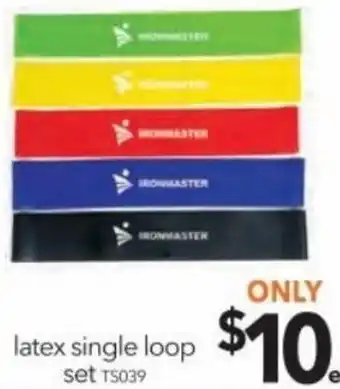 Cheap as Chips Latex Single Loop Set offer