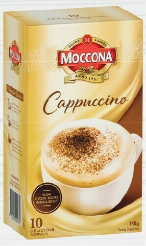 IGA Moccona Coffee Sachets 10 Pack Selected Varieties offer