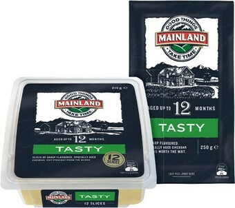 IGA Mainland Cheese Block or Slices 180-250g Selected Varieties offer
