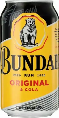 IGA Bundaberg U.P. Rum & Cola 4.6% 18 Can Brick offer
