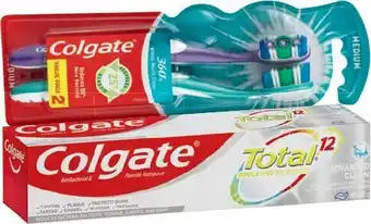 IGA Colgate Dental Floss 50-100m, Toothbrush 2-3 Pack, Toothpaste 95-200g or Mouthwash 500mL Selected Varieties offer