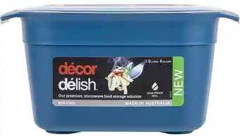 BIG W Décor Delish Oblong Container 1.9L offer