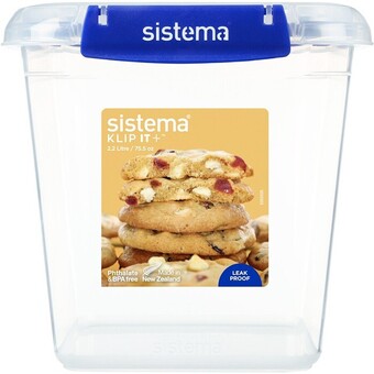 BIG W Sistema Klip It Plus Square Biscuit Box 2.2L offer